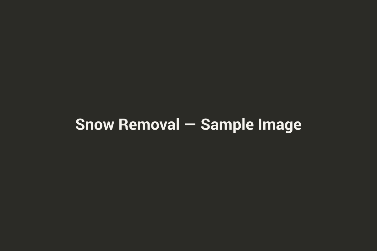 Sample placeholder image for snow removal services